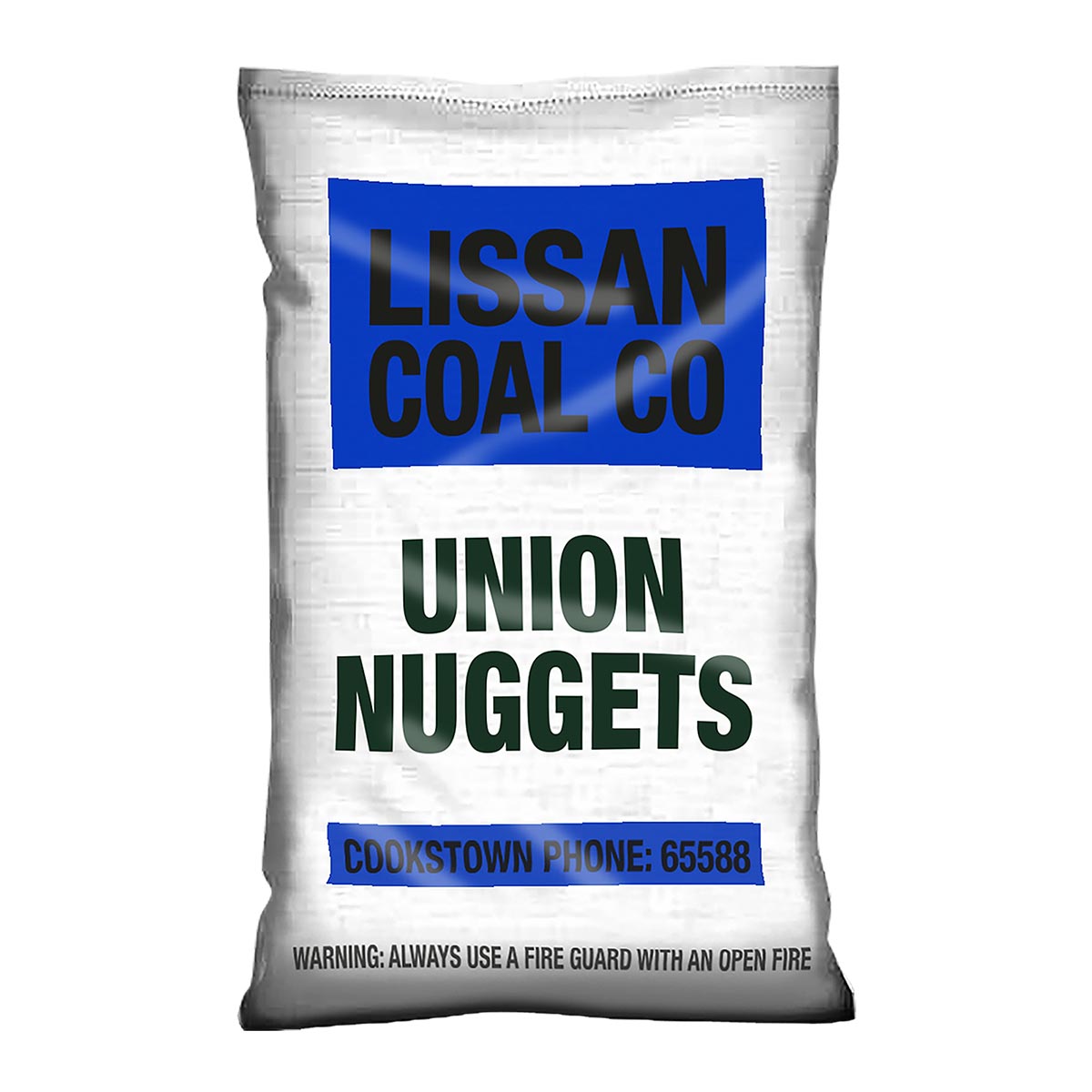 Bag of coal called Union Nuggets 50kg
